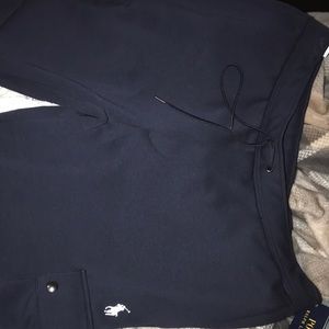 Navy blue polo sweatpants